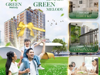 Căn hộ Green Melody giá cực tốt, chỉ 35 triệu/m tại Trung tâm TP.Cần Thơ, 3 Mặt tiền 0