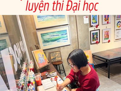Lớp vẽ dành cho người lớn không chuyên tại Quận 1 0