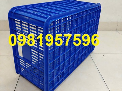 Rổ nhựa công nghiệp, mua sọt nhựa tại Hà Nội, sọt nhựa chữ nhật, sọt nhựa chở hàng 2