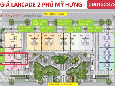 Sở hữu ngay căn l arcade 0.02   vị trí vàng trung tâm phú mỹ hưng, giá chỉ 67 tỷ 0