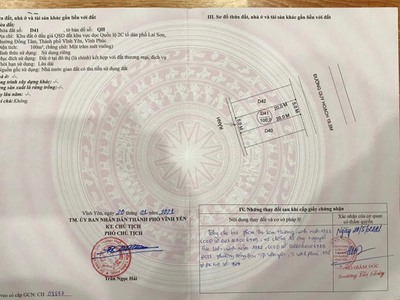 Bán đất phân lô tại Đồng tâm, Vĩnh yên, Vĩnh Phúc. DT 100m2 giá chỉ 2.45 tỷ 3