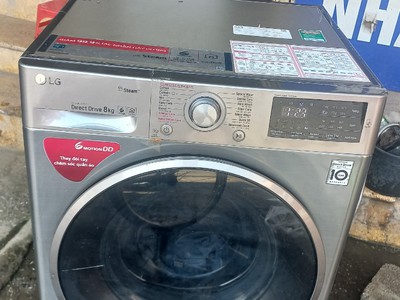 Cần tiền bán rẻ Máy giặt cửa ngang inverter 9kg còn như mới ạ 0