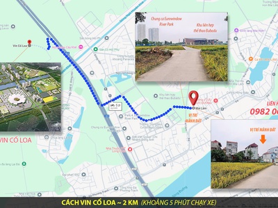 Chính chủ cần bán đất   sổ đỏ trao tay   50m2   mai lâm   đông anh 2