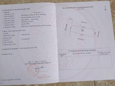 Bán lô đất ngõ 322 Thành Tô, Tràng Cát 76.5m2 giá chỉ 18.5tr/m2 2