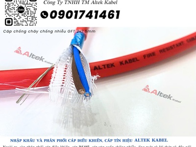 Cáp tín hiệu chống cháy, chống nhiễu GFT 2x2.5 0