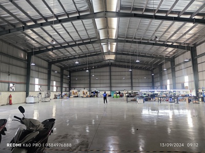  cho thuê kho xưởng ngoài kcn tiên sơn - đại đồng, bắc ninh  diện tích 1600m  đường 0