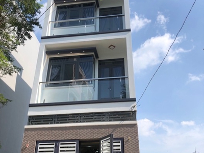 Bán nhà 4 tầng mặt tiền đường nhựa xe hơi thông. 83 đào tông nguyên thị trấn nhà bè. 6.8 tỷ 0