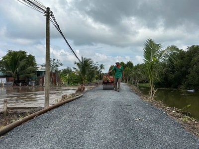 Cần bán  lô đất thổ vườn cực đẹp đường  đá xanh 6m ấp 5 bình đức, bến lức long an 4