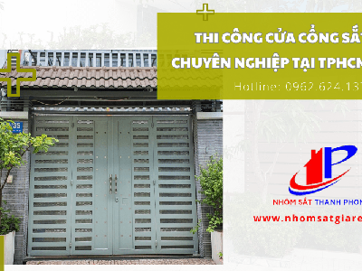 Tìm kiếm đơn vị thi công cửa cổng sắt chuyên nghiệp HCM  Có ngay Nhôm Sắt Thanh Phong 0