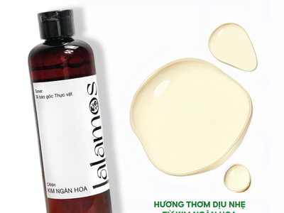 Toner Lalamos cánh kim ngân hoa dưỡng ẩm và se khít lỗ chân lông 250ml 3