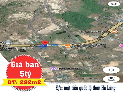 Đầu tư thông minh với mảnh đất 292m2 mặt tiền quốc lộ -lợi nhuận trong tầm tay. 0