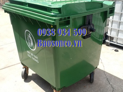 Thùng đựng rác nhựa 1100 lít giá rẻ 0