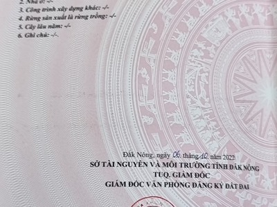 Cần bán nhanh lô đất thôn châu thành , xã đắk rũ, huyện đắk rlấp, tỉnh đắk nông. 2