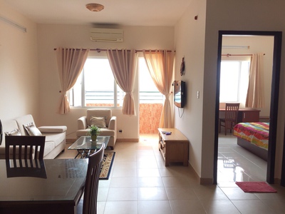 CHO THUÊ CHCC Khánh Hội 2 360A bến vân đồn Q4 : 1Pn, 1 tollet, full NT 16