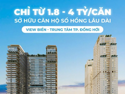 Tin được không  Chỉ với 40tr/m2 sở hữu toà căn hộ Luxury cao nhất view biển tại Quảng Bình 0