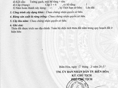 Sở hữu đất đẹp 689,5 m2 chính chủtại phường tam hiệp - thành phố biên hòa - tỉnh đồng nai 0