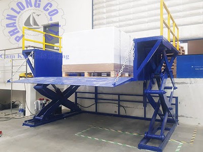 Bàn nâng thủy lực khung chữ X nâng hàng hiệu quả 1