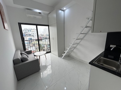 Toà căn hộ dịch vụ mỹ đình 70m2 x 7 tầng xây mới thang máy - 21 phòng khép kín - dòng tiền 100 0