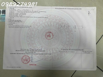 Chính chủ cần bán nhà c4 tại kdc ấp 3a, p. thới hoà, tx. bến cát, bình dương 2