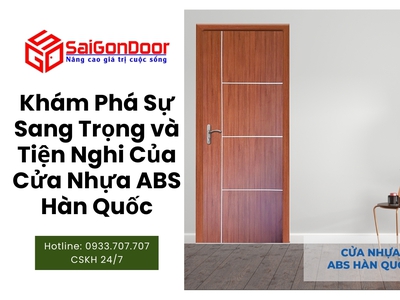 Khám Phá Sự Sang Trọng và Tiện Nghi Của Cửa Nhựa ABS Hàn Quốc 2