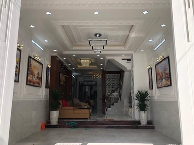 Nhà phố hiện đại  - kết cấu 4 tầng - kdc tuấn anh - ô tô 7 chổ ngủ trong nhà - huỳnh tấn phát 2