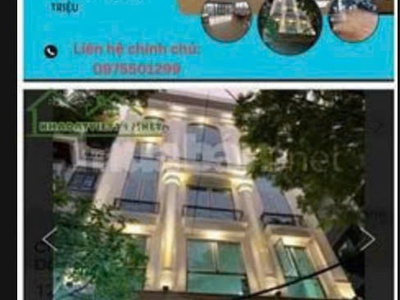 Chính chủ cho thuê tầng 8,9 trong tòa nhà mới xây 30 ngõ 80 chùa láng, đống đa, hà nội 1