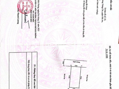 Bán đất Tràng Cát cạnh TDC Sây Bay dt 45m2 giá chỉ 930tr ngõ rộng oto ra vào thoải mái. 0