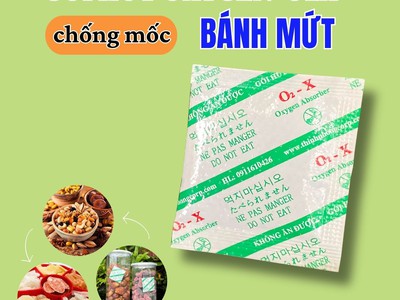 Gói hút ẩm, chống mốc bánh mứt, thực phẩm 0