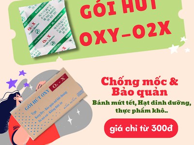 Gói hút ẩm, chống mốc bánh mứt, thực phẩm 1