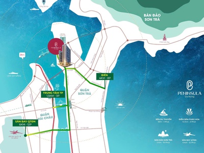 Peninsula Đà Nắng - Căn hộ cao cấp mặt sông hàn 800TR sở hữu ngay 2