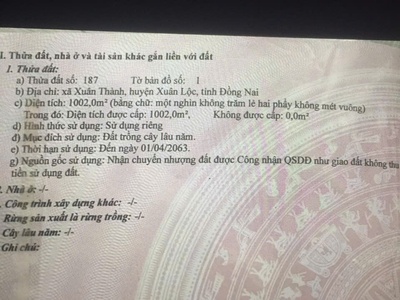 Bán nhanh 2 lô đất huyện xuân lộc, đồng nai 4