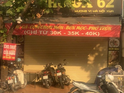 Sos    chính chủ cho thuê dài hạn cửa hàng 2 tầng  kiot  nằm trên phố ẩm thực , bắc từ liêm, hà 0