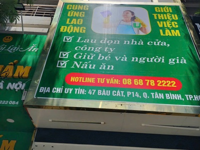 Anh chị chủ nhà đang cần tìm người giúp việc lâu dài - ổn định - làm việc có tâm - chịu khó đúng ko 0
