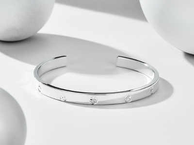 Lấp lánh cùng lắc tay bạc nữ dạng kiềng   Charmdoris 0