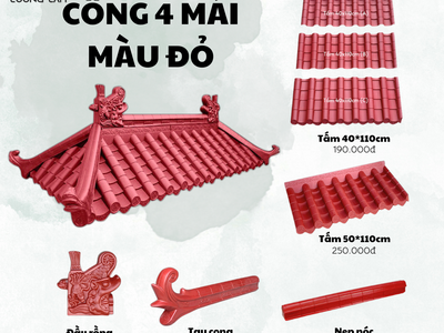 Combo ngói nhựa âm dương Nhật Bản giảm giá lên đến 20, nhận thi công lắp đặt tại miền Bắc 0