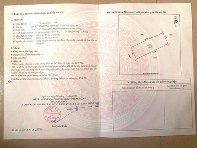 Bán 140m2 đất đẹp dự án phú thọ - nghi phú, tp vinh 0