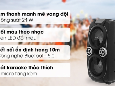 AKéo Bluetooth Mozard L0629K:ghe hay,hát ổn:350K 2