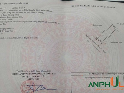 Chưa đến 1tỷ sở hữu ngay lô đất tại thôn 1, xã Hoàng Động, Thuỷ Nguyên, Hải Phòng 2