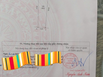 100m phun thổ cư xóm trại đại yên đường ô tô tránh nhau cách tỉnh lộ 50m 0