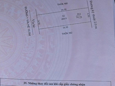 Bán nhà 2.5 tầng KĐT Vạn Lộc, ph Tứ Minh, TP HD, 74.25m2, mt 4.5m, 3 ngủ, 2 vs, giá tốt 8