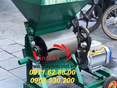 Máy bóc vỏ cà phê, máy xát vỏ cà phê điện 1 pha giá rẻ 2