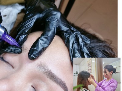 Điêu khắc chân mày đẹp tự nhiên tại Eva Spa Cần Thơ 0