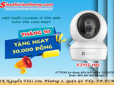 Camera IP Ezviz H6C chính hãng, giá tốt nhất 0