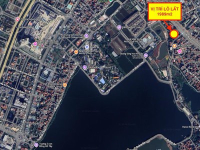 Hiếm  lô đất 1989m2 mặt tiền 47m, view hồ tây. giá đầu tư chỉ 320 tỷ. 2