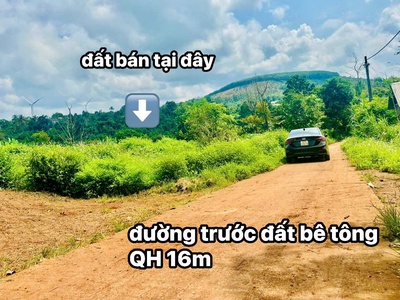 Đất thổ cư mà giá siêu rẻ cư pong- krong buk- đắk lắk đường bê tông quy hoạch 16m cách các tiện ích 0