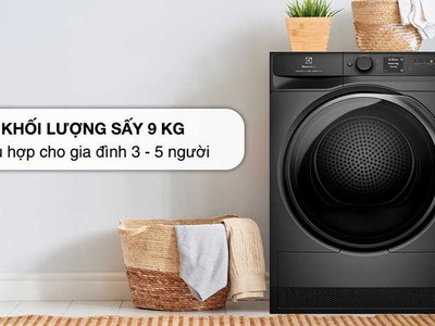 Máy sấy bơm nhiệt Electrolux 9 kg Edh903r7wc, Edh903r7sc, edh902r9sc giá tốt 5