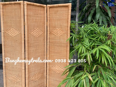 Bình phong mây- Vách mây trang trí 3