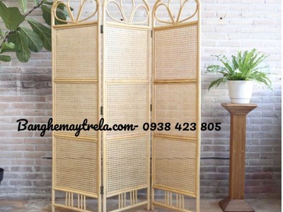 Bình phong mây- Vách mây trang trí 5