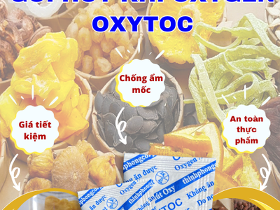 Gói hút Oxy sử dụng bảo quản bánh mứt tết 0
