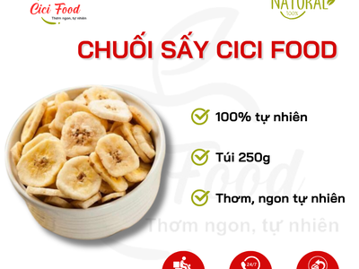 Chuối Sấy Món Ngon Bổ Dưỡng Từ Thiên Nhiên 0